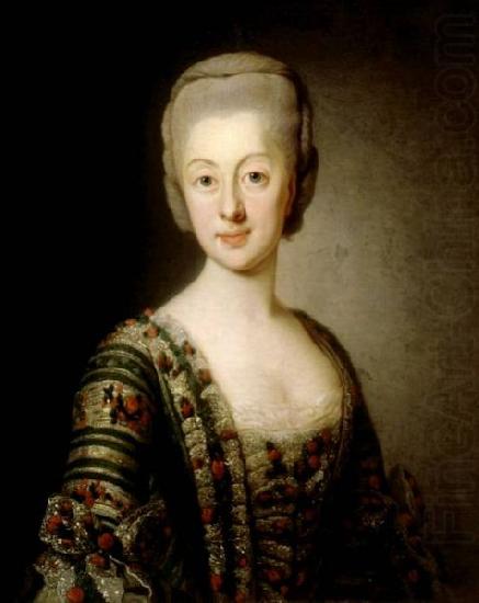 Alexandre Roslin Portrait of Sophia Magdalena of Denmark china oil painting image
